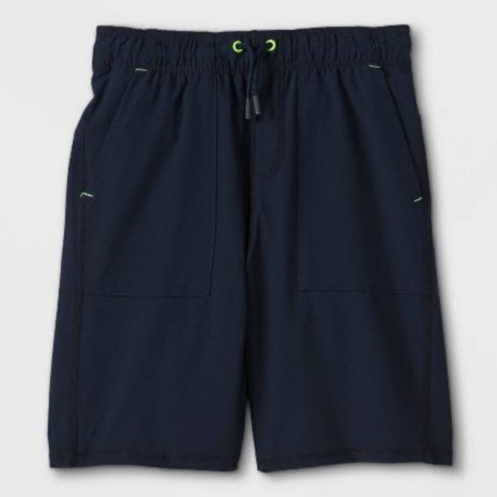 Cat & Jack Toddler Boys Adaptive Quick Dry Pull-On Shorts - Navy 3t
